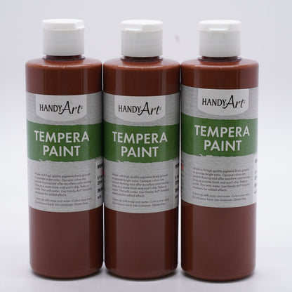 6-Bottles Brown Tempra Paint