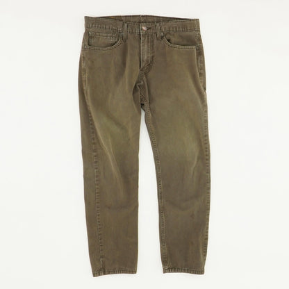502 Brown Solid Straight Jeans