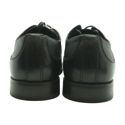 Black Leather Derby/oxford Dress Shoes