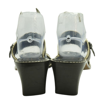 Beige Casual Slide Sandals