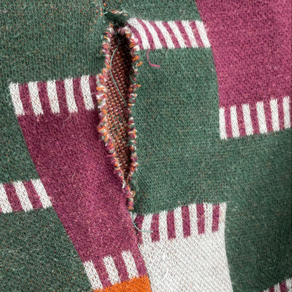 Green Check Long Sleeve Polo