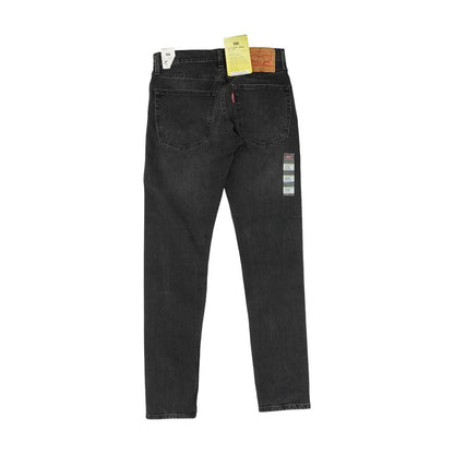 512 Black Tapered Jeans