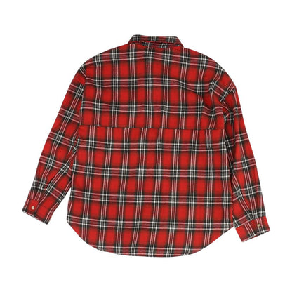 Red Plaid Flannel Button Down