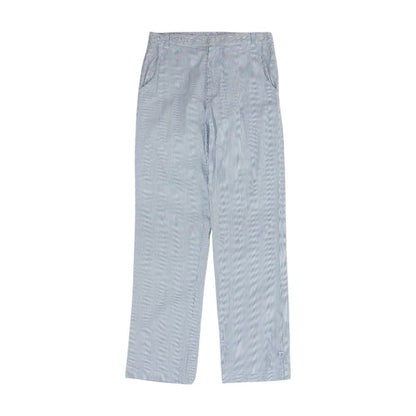 Blue Striped Chino Pants