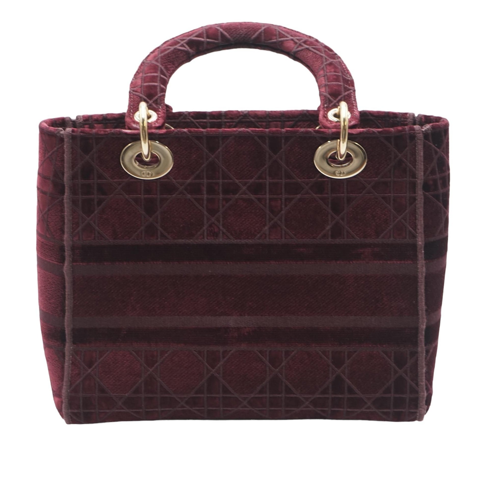 Burgundy Medium Velvet Lady D-Lite Bag – Unclaimed Baggage