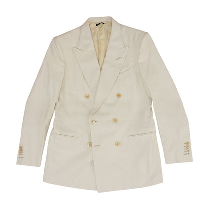 Ivory Striped Cannete Atticus Sport Coat