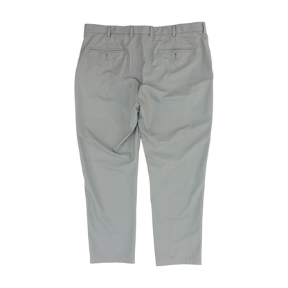 Gray Solid Chino Pants