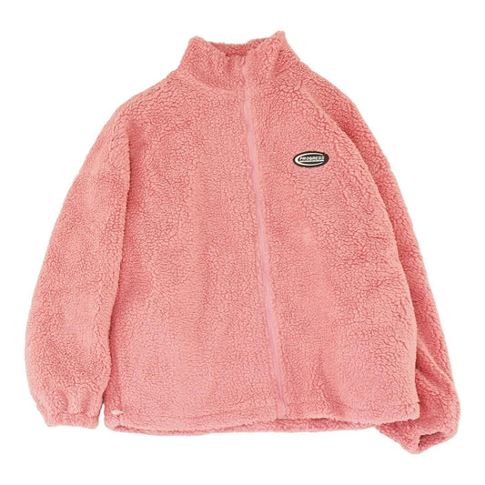 Pink Solid Lightweight Jacket