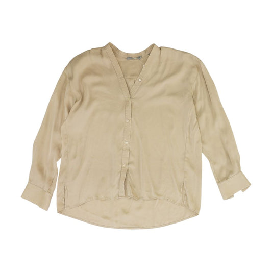 Beige Button Down