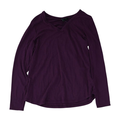 Purple V Neck T-Shirt