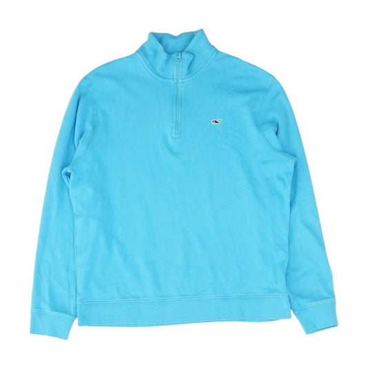 Blue 1/4 Zip Pullover