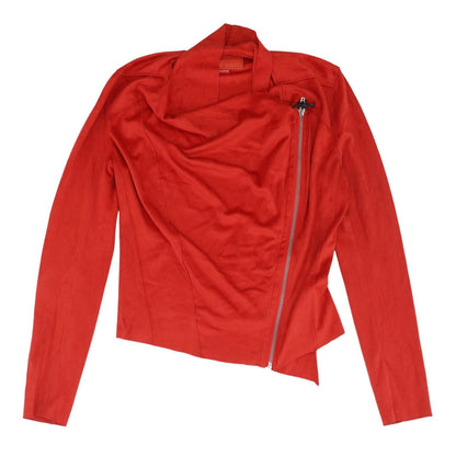 Red Solid Lightweight Jacket