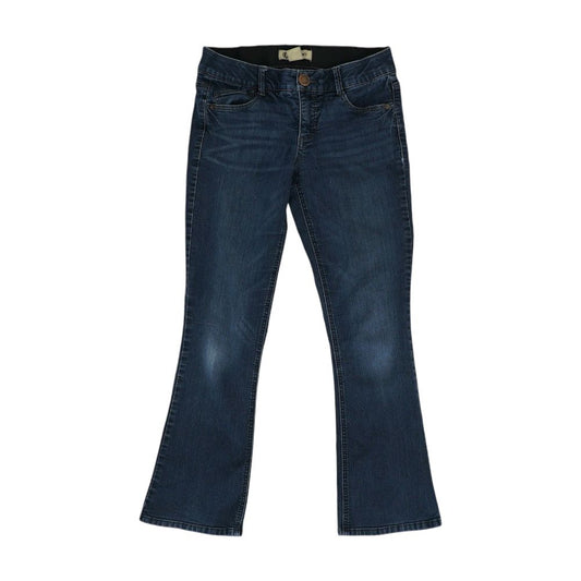 Blue Petite Mid Rise Skinny Leg Jeans