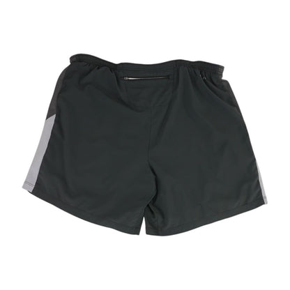 Gray Color Block Active Shorts