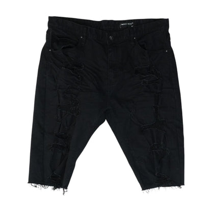 Black Denim Shorts