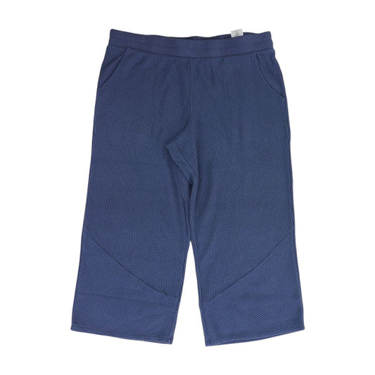 Blue Petite Solid Pajama Bottom