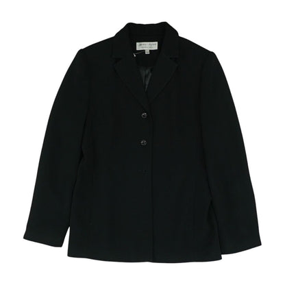 Black Solid Blazer