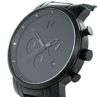 Black Chrono Ceramic Stainless Steel Watch