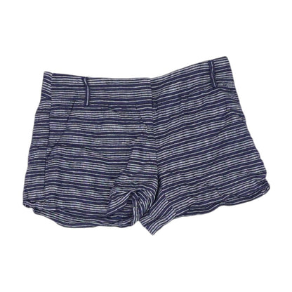 Navy Striped Shorts