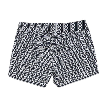 Black Graphic Chino Shorts