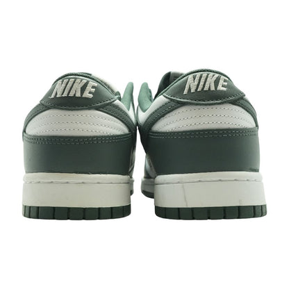 Dunk Low Green Leather Low Top Athletic Shoes