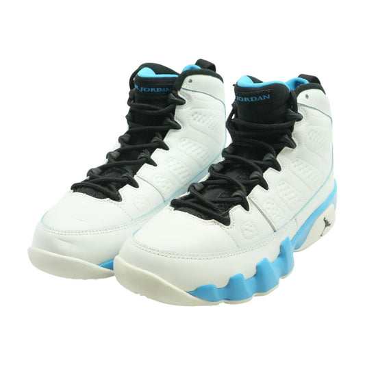 Jordan 9 Retro White Leather Athletic Shoes