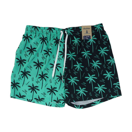 Green Graphic Swim Shorts