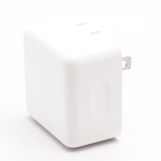 White 35W Dual USB-C Port Compact Power Adapter