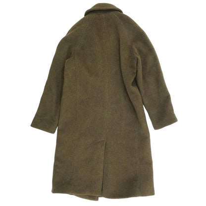 Olive Solid Topcoat Coat