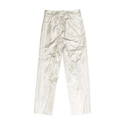 Silver Solid Pants