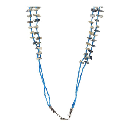 Native Style Double Strand Beaded Necklace