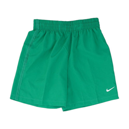 Green Solid Active Shorts