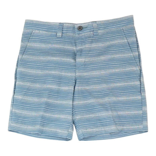 Blue Striped Active Shorts
