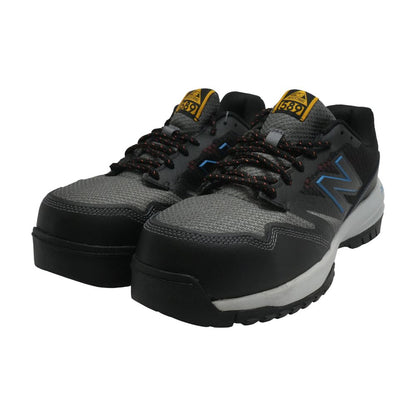 589 Rev Lite Black Leather Low Top Athletic Shoes