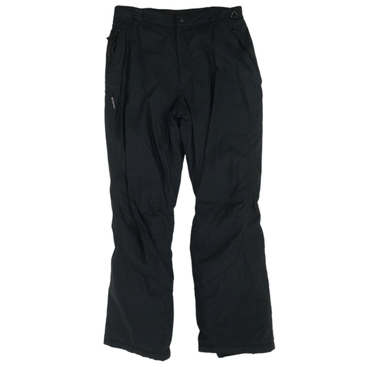 Vintage 2000's Black Solid Active Ski Pants