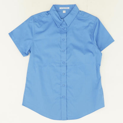 Blue Solid Button Down