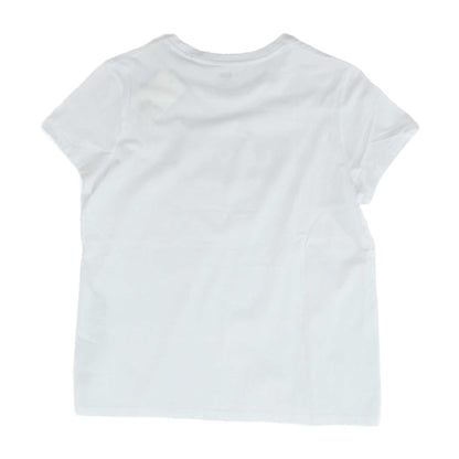 White Solid Crewneck T-Shirt