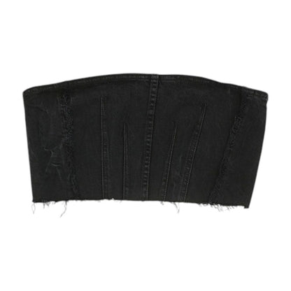 Indigo Cropped Blouse