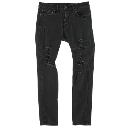 Black Solid Skinny Jeans