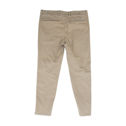 Khaki Solid Chino Pants