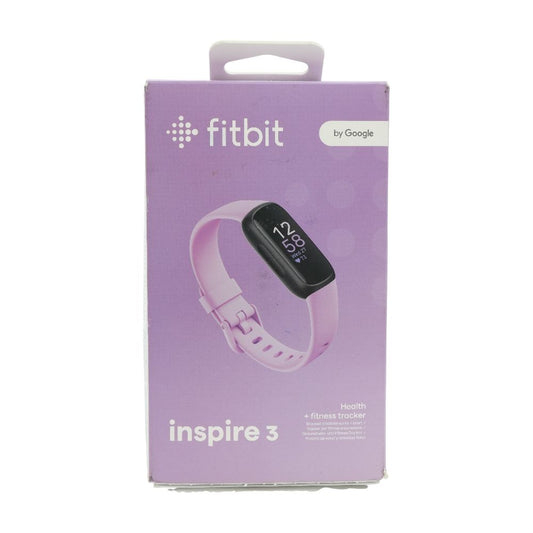 Inspire 3 Black Smartwatch Purple Band Small