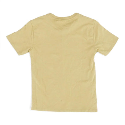 Tan Solid Crewneck T-Shirt