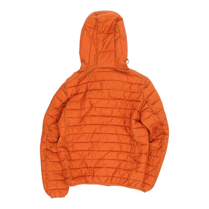 Rust Solid Puffer Jacket