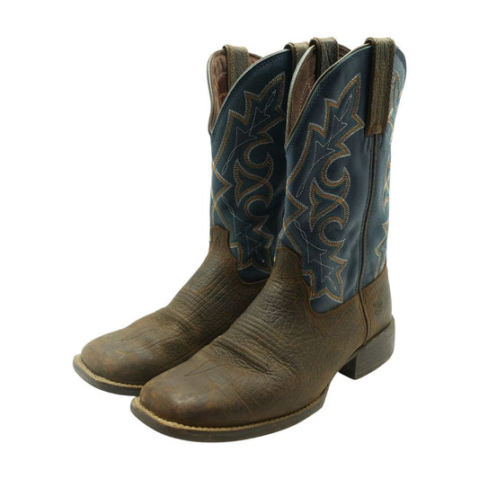 Brown Leather Western Boots