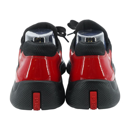 Anthracite & Red America's Cup Sneakers