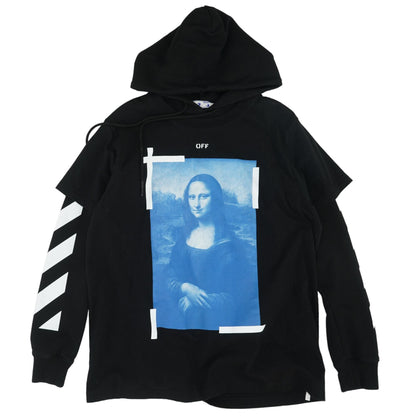 Pullover Hoodie Black Monalisa Hoodie MAHARANI X MONA LISA