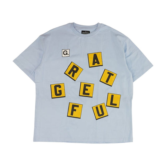 Blue Graphic Crewneck T-Shirt