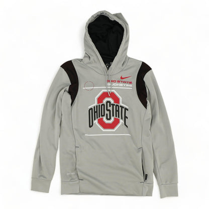 Gray Graphic Ohio State Hoodie Pullover