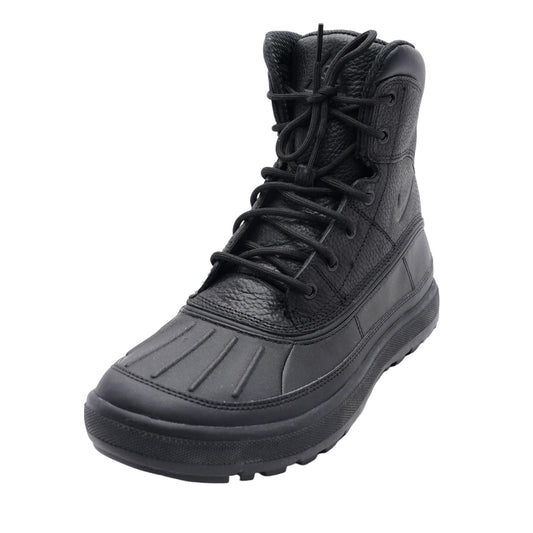 Woodside Black Textile Winter Boots