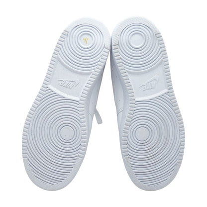 Court Vision Low White Leather Low Top Athletic Shoes